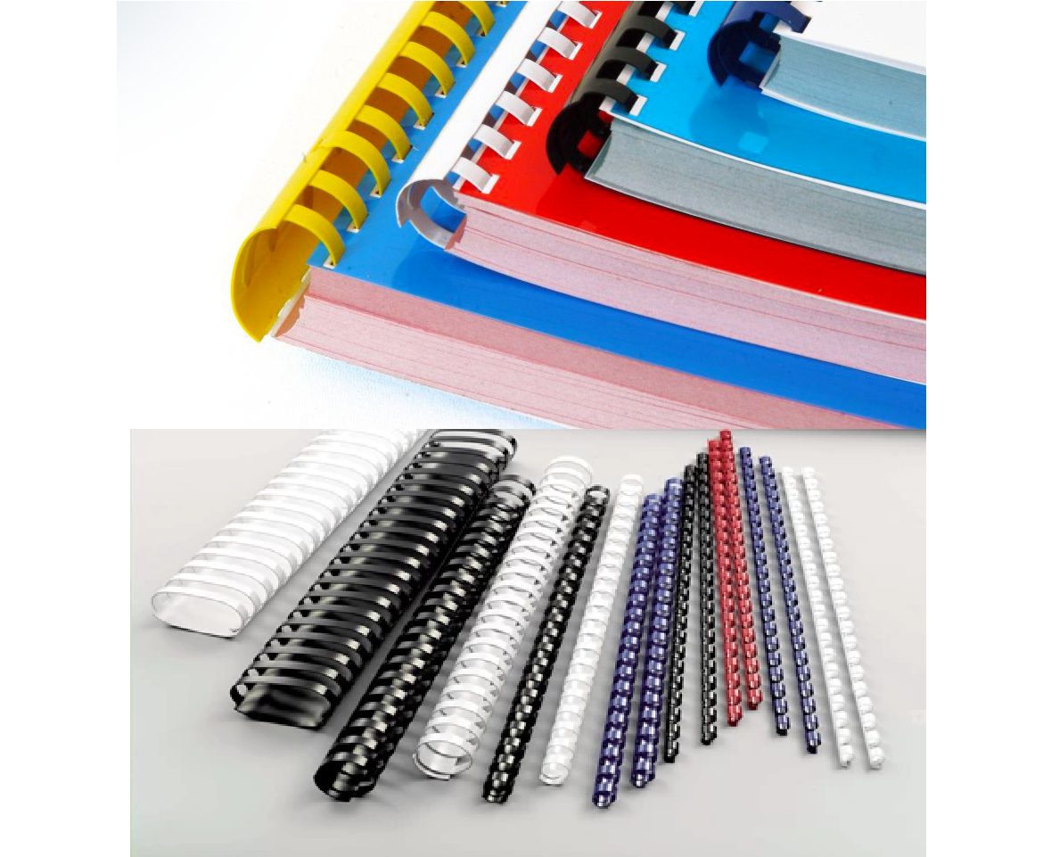 Rilegati con spirale in plastica + 1.9