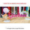Scritta da banco in plexiglass - Quadrifoglio Print