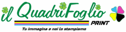 Logo ilquadrifoglio print con motto 2